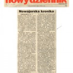 Karkowski, Czeslaw, Polish Daily News, New York Chronicle, October 1997