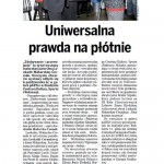 "Uniwersalna prawda na plotnie" Kurier Klodzki, Nr. 66, Sep-Oct 2012