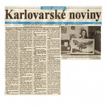 "Malirka z Polska bude vystavovat sve obrazy v Americe," Karlovarske Noviny, Karlovy Vary, the Czech Republic, June 14, 1997.