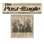 "Artist's Exhibit in Manhattan," The Post Eagle, December 2000.