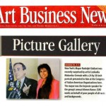 Art Business News, Picture Gallery, Portrait of NYC Mayor Giuliani, February 1999.
