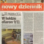 Slabisz, Aleksandra, "W holdzie ofiarom 9/11," Nowy Dziennik, September 2011.