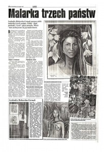 Kubiak, Katarzyna, “Malarka trzech panstw,” Super Express, New York, November 1997.